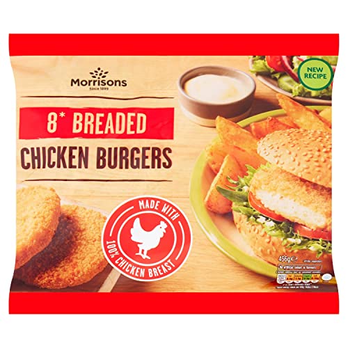 Morrisons Chicken Burgers 456g (Frozen)