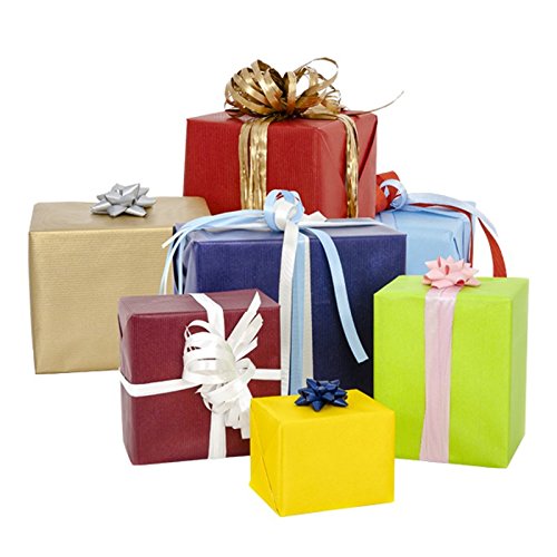 Propac Z-KE553 Carta da Regalo Tinta Unita Ecocolor, Oro, 70 x 50M