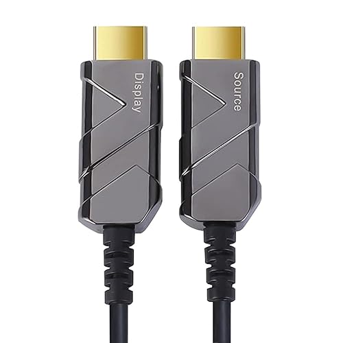 Miniatura 7 de Cable óptico óptico de fibra óptica de ultra alta velocidad HDMI 2.1 de 8 K, 48 Gbps HDMI 2.1, 3D, EDID, ARC, resolución de video 8K  60Hz, chapado