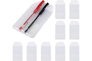 DS. DISTINCTIVE STYLE 10-Pack PVC Pocket Protectors