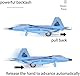 Fuwraixis 1/72 SR71 Metalldruckguss Bomber Modell, Legierung Flugzeugsimulation Modell, kann für die Sammlung oder Geschenke verwendet Werden
