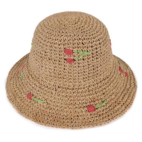 Acado Packable Straw Sun Hat for Women Cover