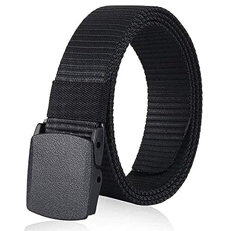 niddleman Trendy Men Artificial Leather Belt, Boys Belt for Casual or Formal -Classic Designs for Work & Business Casual (Black) (ND85_P1__P1_NYblack)-picture-51