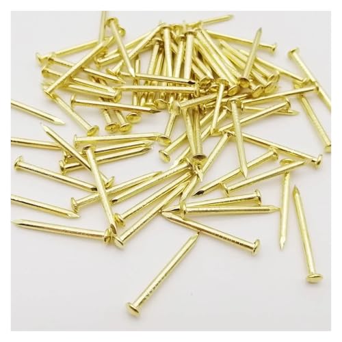 200 piezas Clavos Mini Cabeza Redonda Diámetro 1.2mm 1.5mm 1.8mm para bisagra de caja de joyería, muebles, tambor (1.5x20mm) miniatura 3