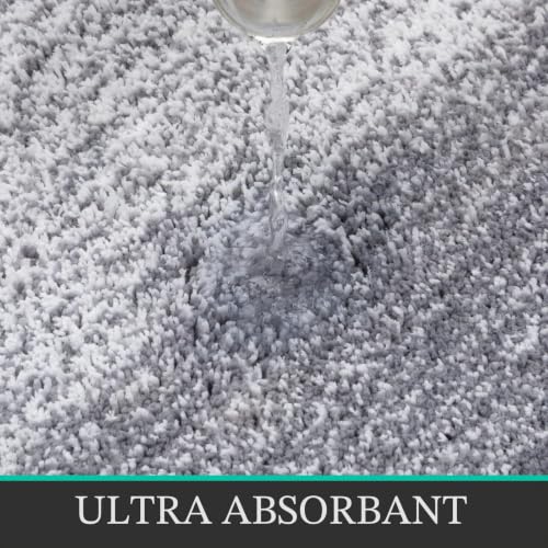 Tapis de bain en microfibre lavable en machine extra épais - 7