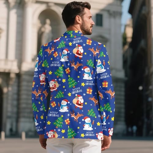 Mens Casual Sport Coat Blazer Lightweight Long Sleeve One Button Suit Jackets3