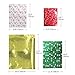 WesGen Christmas Gift Bags, 40Pcs Santa Wrapping Gift Bag in 4 Sizes and 4 Designs, with Ribbon Ties and Tags