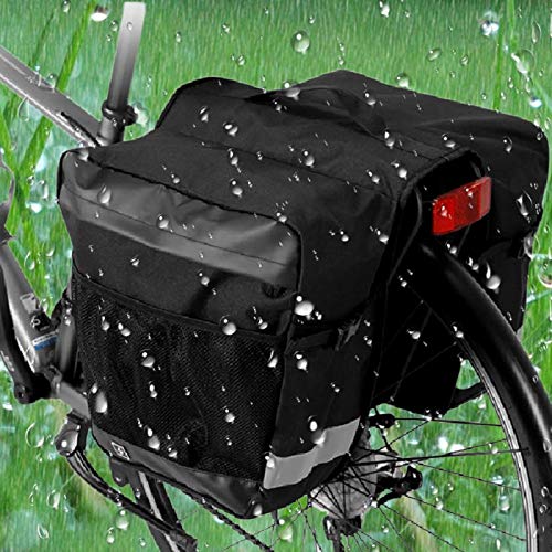 Bicicleta traseira rack bolsa de malha pano traseiro rack saco bicicletas de estrada para bicicletas