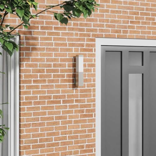 Applique murale d'extérieur en acier inoxydable moderne avec diffuseur haute performance - 2