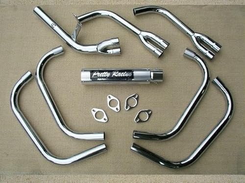 PRETTY RACING製 CB400SF REVO nc42 分割式 42.7π (改タイプ2) PRETTY管 マフラー