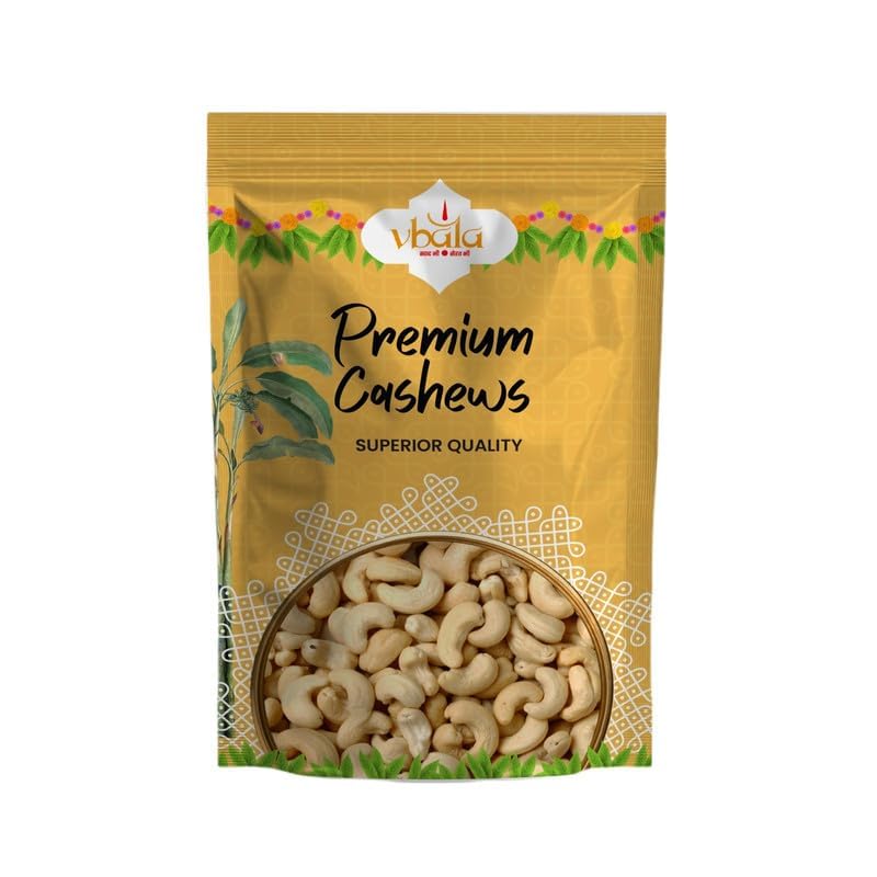 Image of Vbalaa Premium Cashews 200gm | 100% Natural & Pure | No Added Preservatives, Colors & Artificial Flavours | Rich in Nutrition | Ideal for Snacking & Gifting Dry Druits