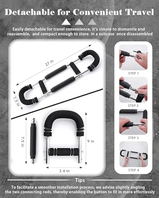 Twister Arm Strength Trainer ¨C Adjustable Chest Workout Equipment for Men & Women, Upper Body Exercise Tool for Home Gym