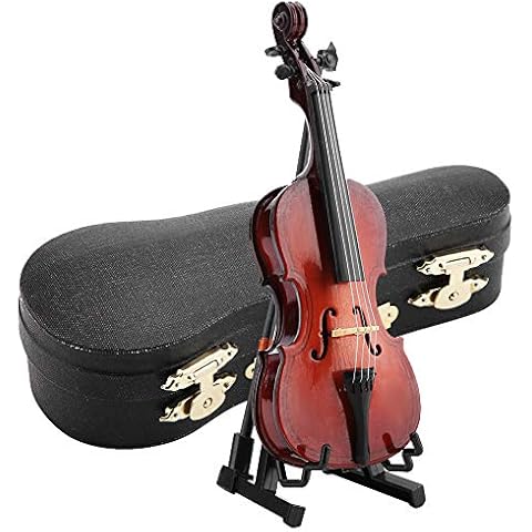 Hztyyier Miniature Cello Model with Case Cover