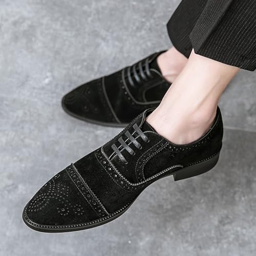 ADMLZQQ Men Wedding Shoes Fashion Classic Casual Leather Shoes Modern Business Formal Shoes Dress Shoes for Men3