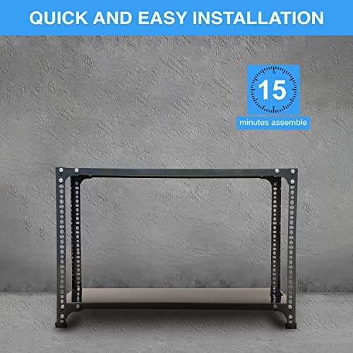 Image of Mil-Nil Prime CRC Sheet 2 Shelf 24 Gauge Multipurpose Slotted Angle Rack | Adjustable Shelf Hight Rack for Home & Kitchen (24x36x15 Inch, 7.2 Kg, Grey)