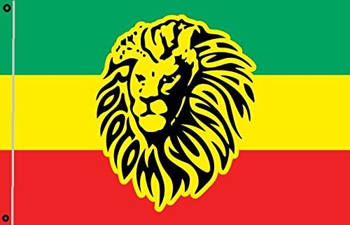 Durabol Flag Rasta Lion flag 5ft x 3ft (150 x 90 cm) - Metal Eyelets - Double Stitched