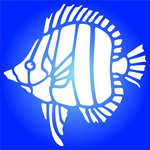 Stencil a forma di pesce - 11,5 x 11,5 cm (M)