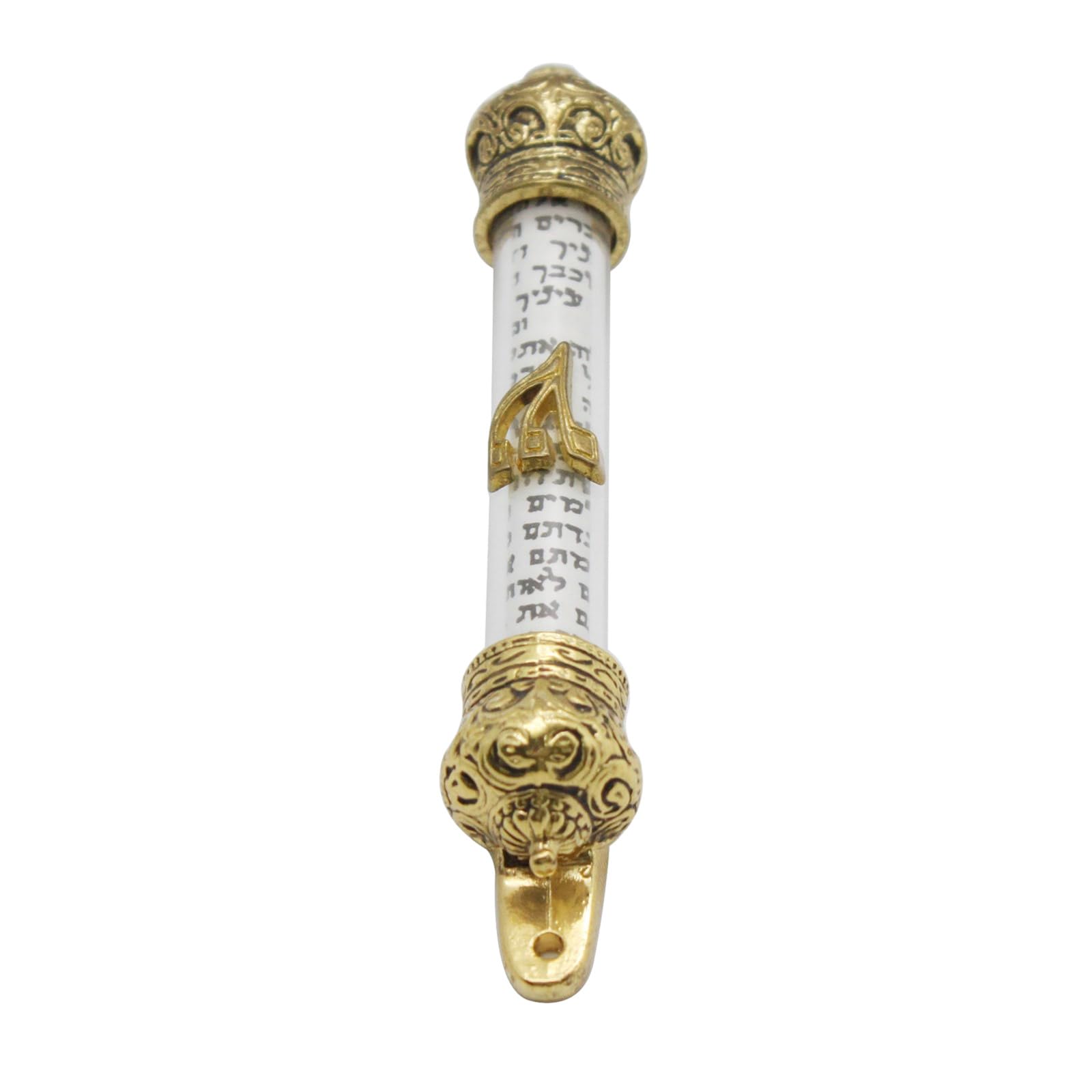 Bible Crowns Door Mezuza Home Mezuzah Front Decor Jewish Gifts Women Wedding Metal Case Side Religious