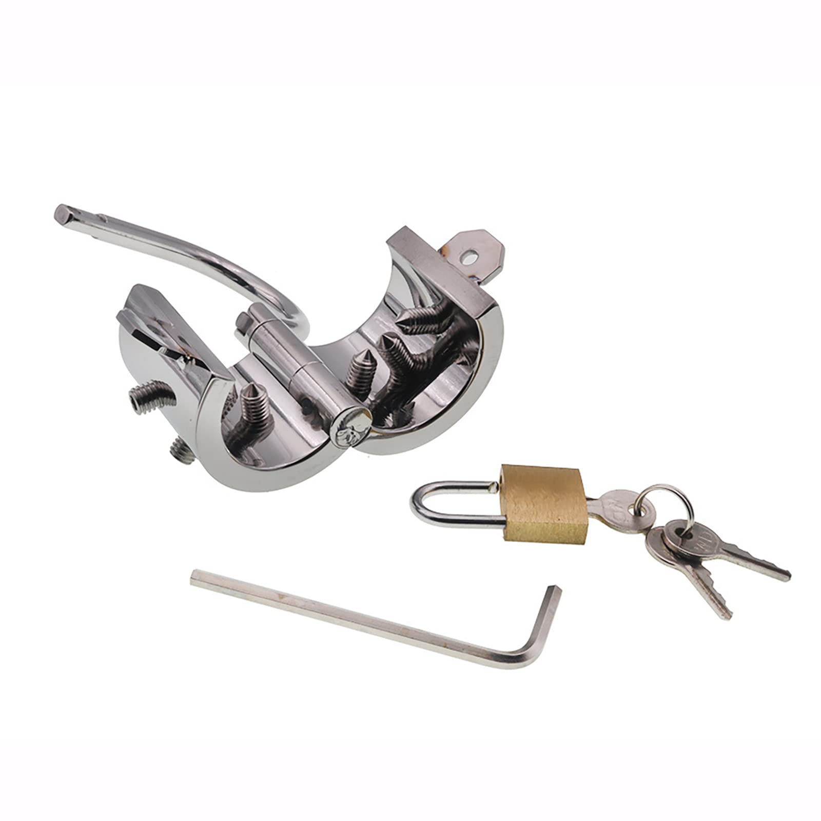 Barella Per Testicoli Con Peso Per Testicoli, Barella Per Testicoli Con Schiacciapalle Con Punta, Barella Per Testicoli Con Anello Per Testicoli In Acciaio Inossidabile