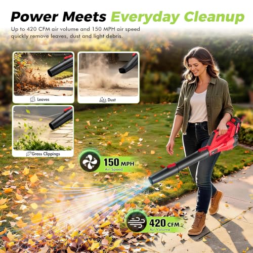 VIBOGEN Cordless Leaf Blower