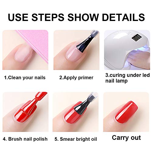 Ownest 12 Colors Gel Nail Polish Set,New Popular Gel Nail Polish,Lasting Female Nail Gel Polish,Soak Off UV LED Gel Polish Kit 8ml