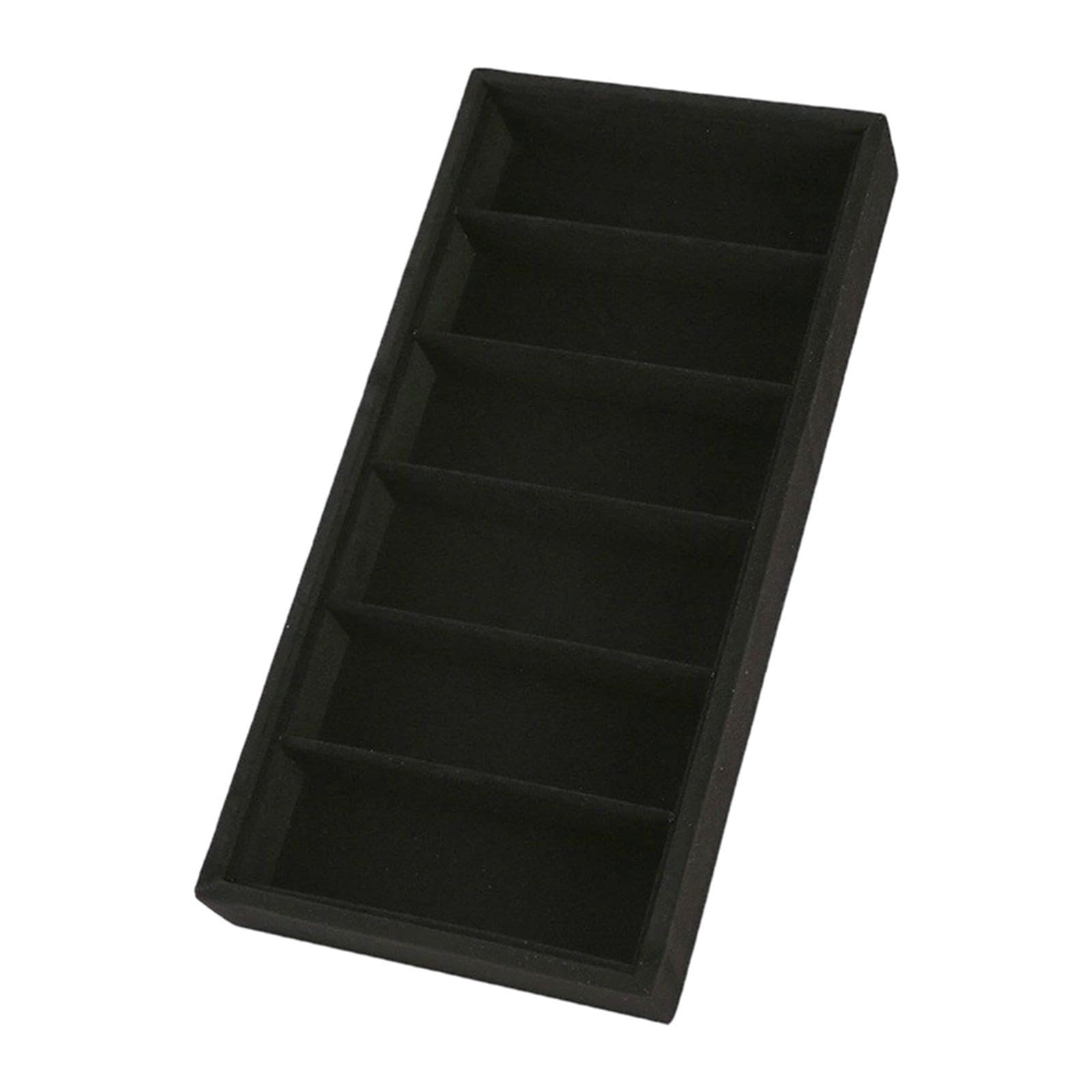 TISHITA Bandeja para Gafas Organizador de Gafas de Sol, Caja de Almacenaje de Lentes Soporte para Joyas Material Suave Resistente para Regalar Uso en Tocador, Bandeja de Almacenamiento, Beige — view 9