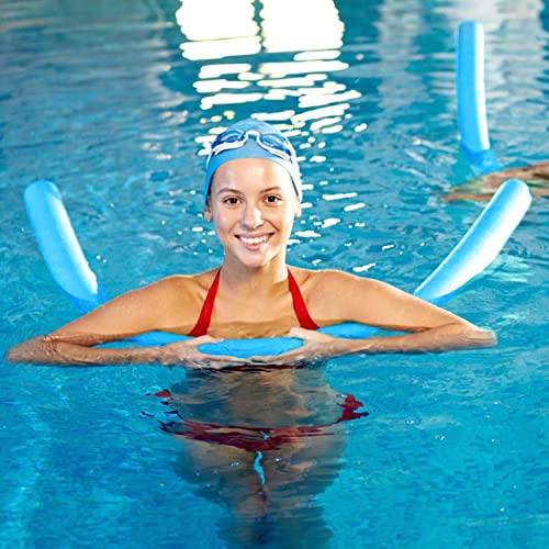 Pool Noodle, 2 Pack 2X59 Inches Pool Noodle Foam Tube, Solid Swimming Pool Noodle Accessories for Kids Adults (Blue) - Image 2