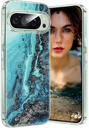 Coque Pixel 9 Pro XL antichoc marbre silicone souple anti-rayures femme