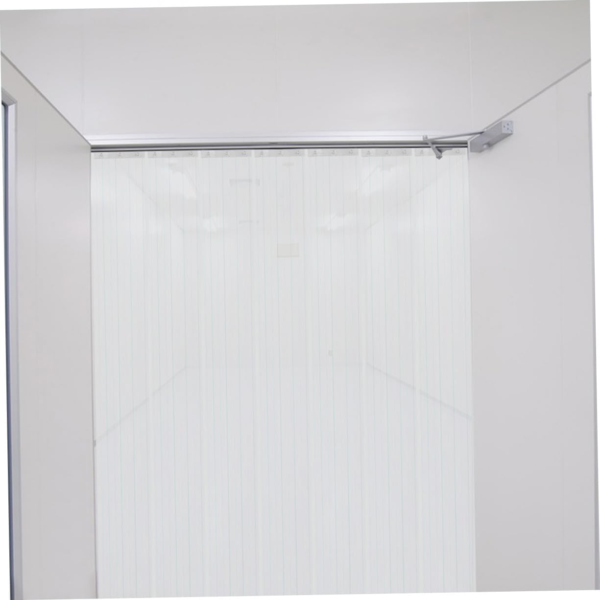ORFOFE Rideau de Porte PVC Épais Coupe-Vent et Étanche pour Marché et Chambre Froide Bande Transparente Installation Facile et Résistance Froid