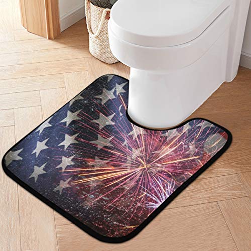 2-teiliges Badezimmerteppich-Set – Haifisch-Fisch-Galaxie, rutschfeste Badematten, waschbarer WC-Vorleger für Badewanne… – Bild 6