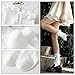 SEMOHOLLI Women Ruffle Socks for mid-calf, Fashion Girls Princess Socks Cotton Socks (3 Pairs-white)
