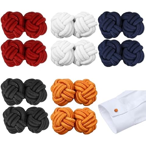 Boutons de manchette GWAWG en tissu tressé Cover