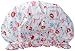 Bath Accessories Bouffant Shower Cap, Love Print