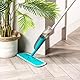 Beldray LA032982UFFEU7 Antibac 2 in 1 Spray Mop – 2 Multi-use Microfibre Washable Pads, Antibacterial Treated Fibres, 360° Swivel Head, Hard Floor Cleaner, Laminate/Wood/Tiles, 300ml Refillable Bottle