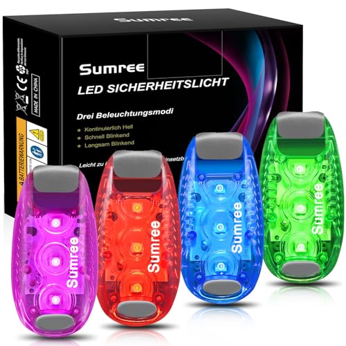 Luces LED de seguridad de alta visibilidad y luces de carrera para chaleco reflectante