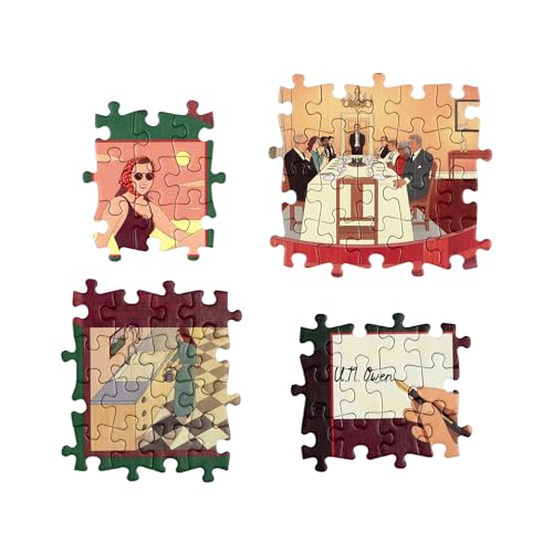 The World of Agatha Christie and Then There Were None 1000 Piece Puzzle: Illustrated by Ruby Ash - Image 7