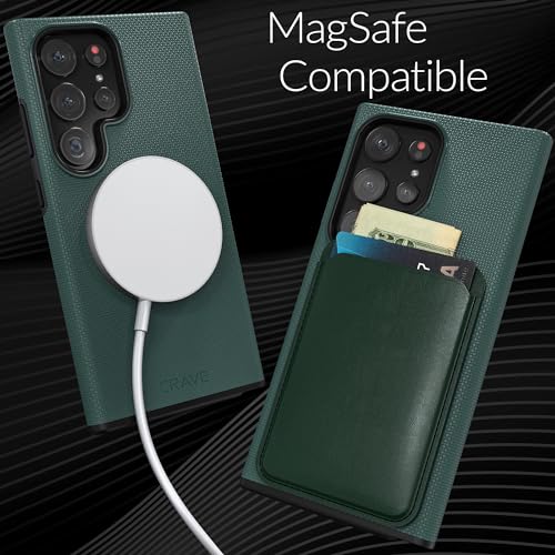 Image of Crave Dual Guard for Samsung Galaxy S24 Ultra Case with MagSafe - Green