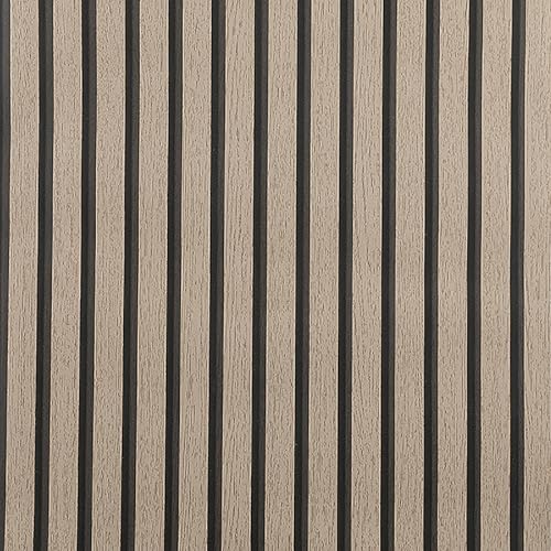 Trafagala 53 * 950cm Wood Slats Wallpaper Natural Wooden Slats Panelled Wallpaper Roll Wooden Slat Wallpapers Wood Effect Modern Realism Contemporary Feature Wall Light Oak