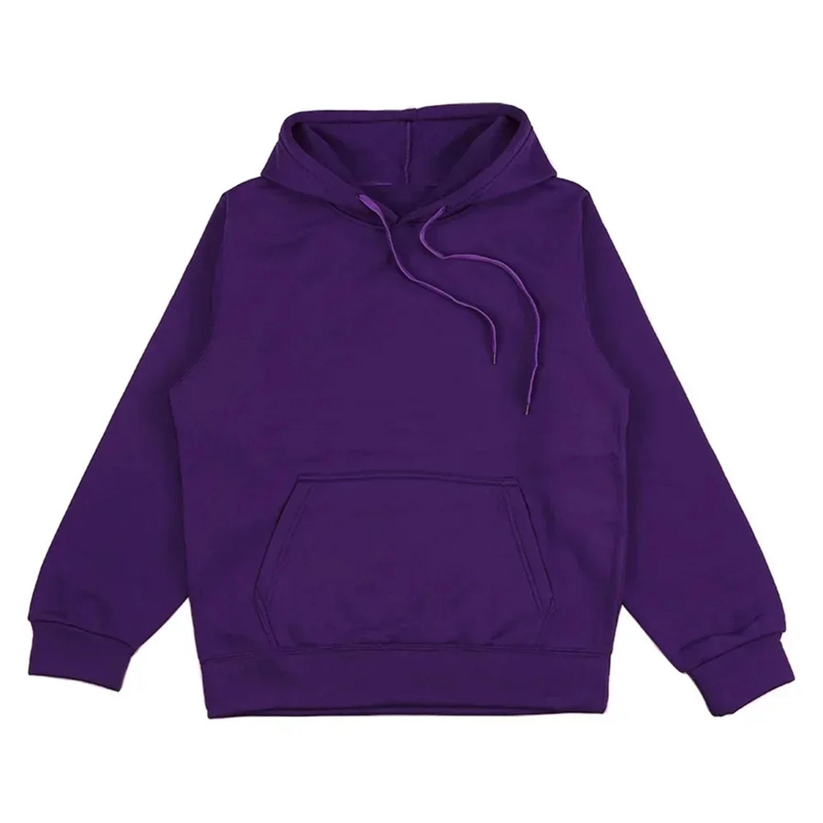 Inverno Donna Felpa Moda Tinta Unita Felpa Con Cappuccio Hip Hop Pile Pullover Street wear