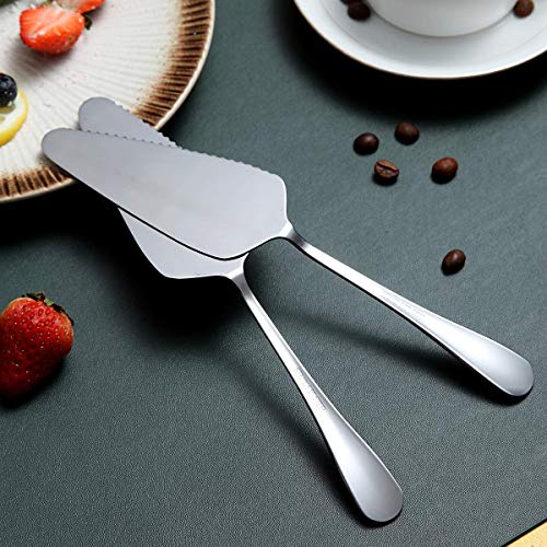 Cake Server, Kyraton Cake Cutter Pasta Pie Server, Cake Knife And Serving Set Pack of 2