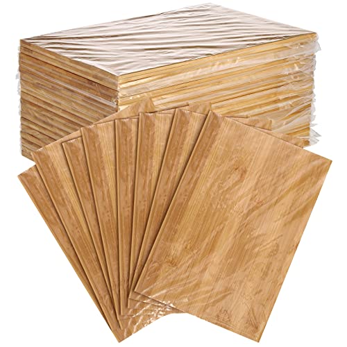 Set 18 Tablas de Cortar de Bambú Rectangular 32x21 cm miniatura 1