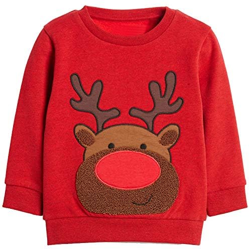 Bumeex Toddler Boys Crewneck Sweatshirts Cotton Long Sleeve Shirt Tops 2-7Y