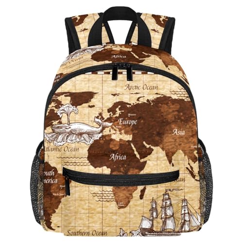 Sac à dos pour enfant préscolaire jaune multicolore parfait pour fille et garçon