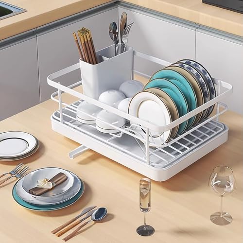 Escurridor ajustable para platos de alta carga Lar Capaci con soporte de secado extraíble 7