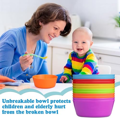 LATERN 24Pcs Reusable Plastic Bowls - Image 4