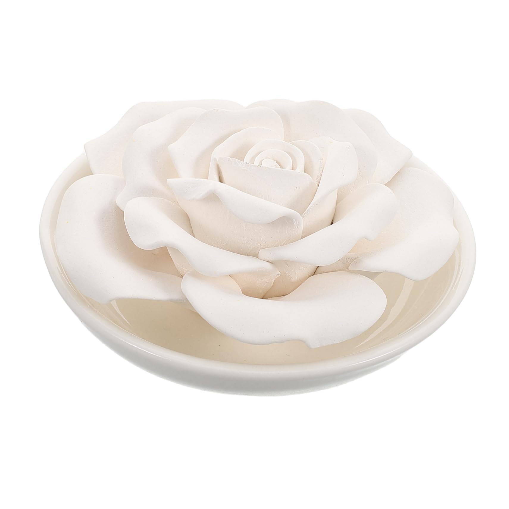 Difusor de Aromaterapia Forma de Flor Difusor Portátil de Piedra para Coche Dormitorio Baño Aromaterapia y Hogar