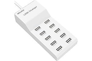 Multi USB Charger Station: Power 10 Devices Simultaneously