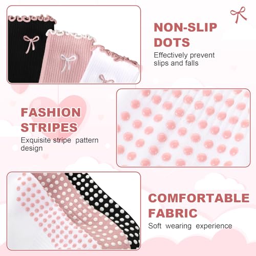 Image of Jspupifip Cute Pilates Socks for Women | Non Slip Yoga Socks with Grips for Barre Workout Athletic Hospital