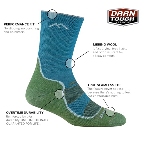 Image of Darn Tough Women's Light Hiker Micro Crew Lightweight with Cushion Sock (Style 1967)