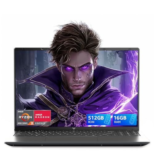 ACEMAGIC 15,6 Pulgadas Ordenador Portatil Procesador Ryzen 4300U (Superar N95/N150/3500U/3200U) hasta 3,7 GHz 16 GB RAM DDR4 512 GB SSD Expansión 2 TB, Portátil USB, BT5, WiFi, HDMI, Laptop Oficina